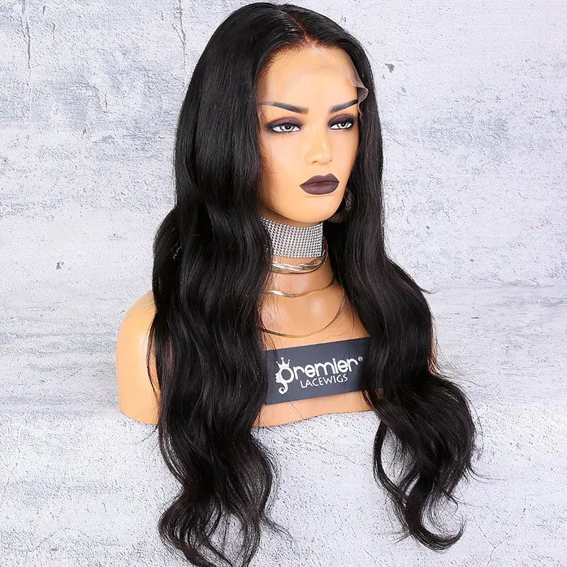 

Indian Remy Human Hair Glueless 180% Density 360 Lace Frontal Wig