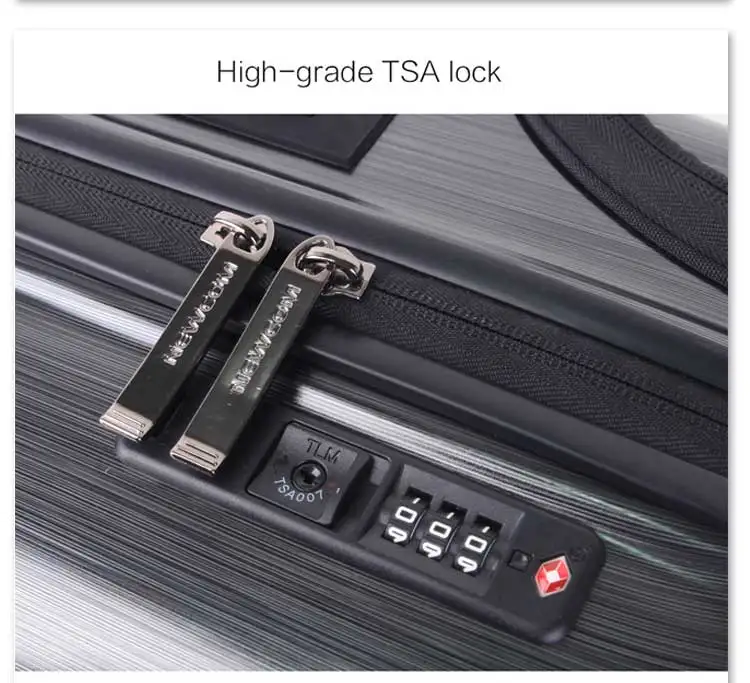 
Newcom 2019 smart luggage carry on luggage suit case with TSA lock trolley case suitcase with USB port for phone charging 
