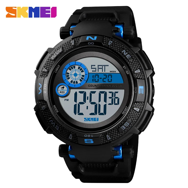 

Skmei Brand New 1467 Military Men Wrist Watches Alarm Countdown Led Clock Plastic Waterproof Sports Digital Watch Relojes Hombre