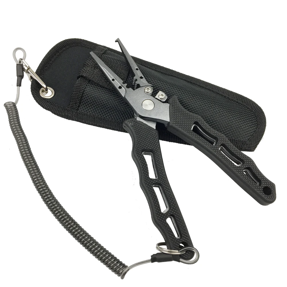 

Stainless Steel Titanium Coated Hook Removers Fishing tool Fishing pliers