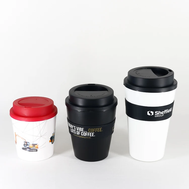 

16oz Reusable PP Coffee Cup with Screw Lid, Any color you want