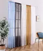 100% Polyester Window Voile Sheer Curtain Fabric,Ready Made Sheer Curtain
