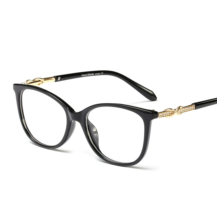 

High end designer bling metal women eyeglasses optical frames