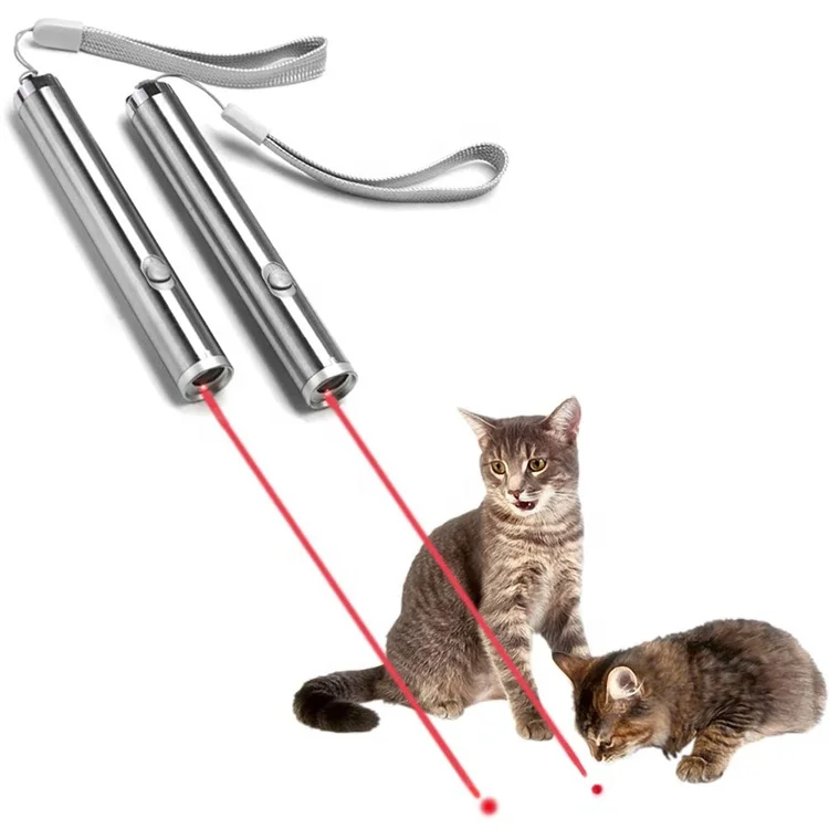 

AA Battery 2 in 1 Red Lazer Led Flashlight Golf Putter Dog Pet Training Tool Chaser Cat Toy Laser Pointer