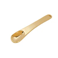 

Hot Selling Beauty Makeup Tools Mini Spoons Stainless Steel Gold Cream Mixing Facial Mask Cosmetic Spatulas