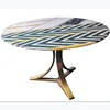 Water jet medallion table top, 2019 Newest marble table top pattern design