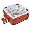 JOYSPA JY8018 5 Person lounger spa with 2 Loungers whirlpool massage Outdoor hottub