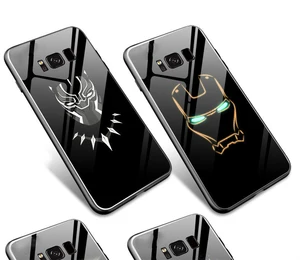 Luminous Tempered Glass Night Light Phone Case Samsung S10