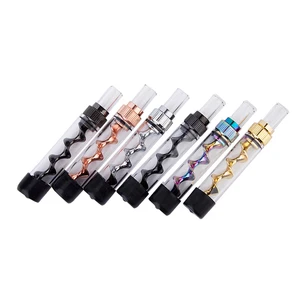 V12 Mini Twisty Glass Tube Dry Herb Bubblers