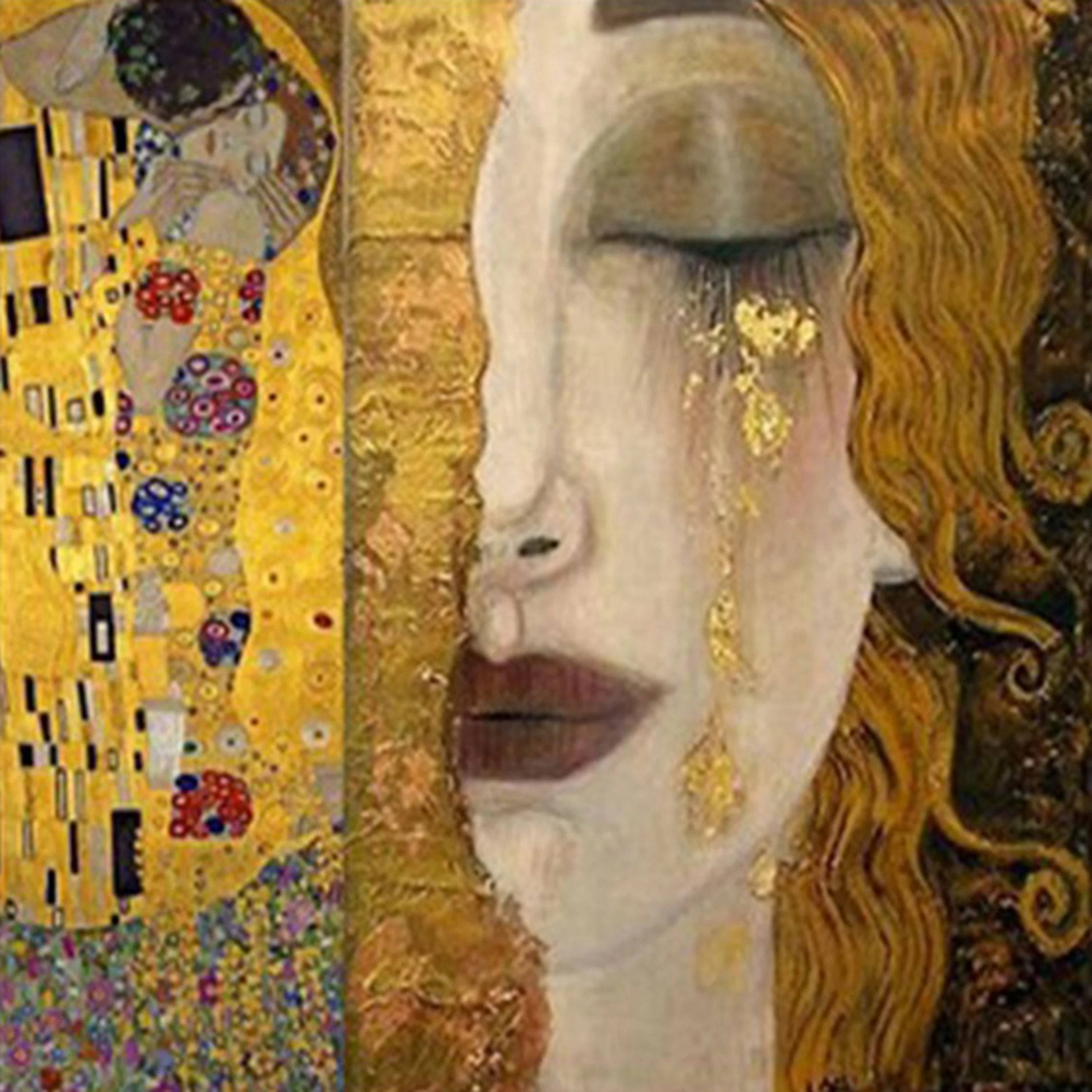 

Tears woman 5D diamond painting DIY diamond embroidery mosaic cross stitch living room home decoration