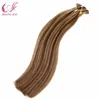 Double down flat-tip hair Indian human hair extension
