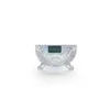 Wholesale Crystal glass Deco tableware portable diamond glass compote