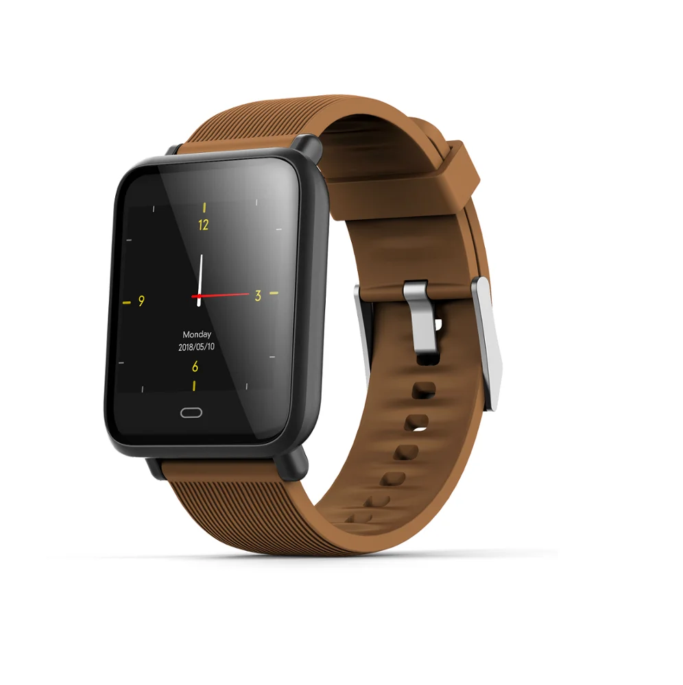 

Newly Q9 Smart Bracelet Heart Rate Monitor Blood Pressure Fitness Tracker IP67 Waterproof Sport Smart Watch for Men Women, Black;red;blue;purple;brown