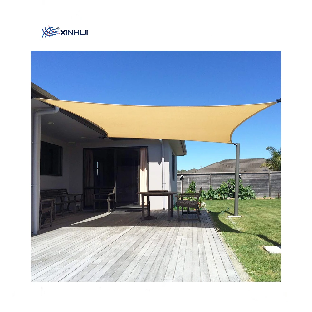 

newest design low price wave sun fabric outdoor sail shade, Any color is available