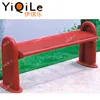 Well-made park bench slats chair gym beautiful cast iron street furniture