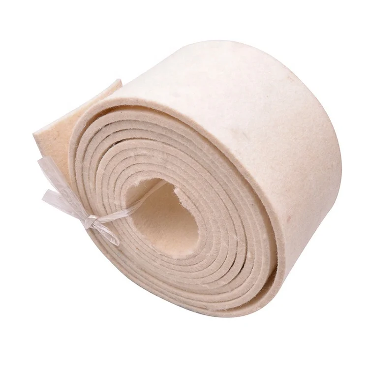 
Wholesale wool felt tape self-adhesive wool felt tape high temperature sealing strip 