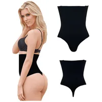 

Women High Waist Trainer Tummy Slimming Control Waist Cincher Body Shaper Thong G-string Butt Lifter/Enhancing Seamless Panties