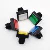 Hot selling no delay illuminated arcade switches square push button with high quality