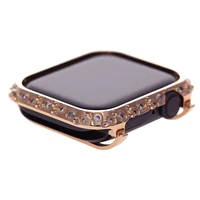 

Callancity Sparkling Zircon Metal Face Cover Case Compatible With Apple Watch Series 4