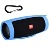 Silicone Shell Case for Wireless Bluetooth Speaker Cover with Mental Hoop