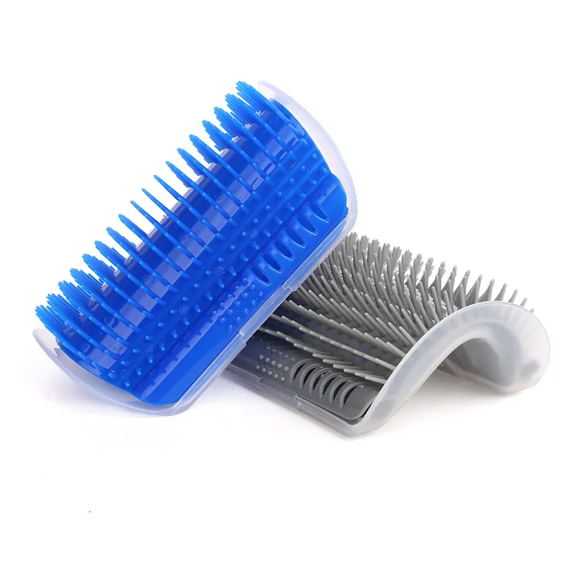 

Wholesale Wall Corner Cat Massage Brush Cat Grooming Tool, Green,blue,gray,pink