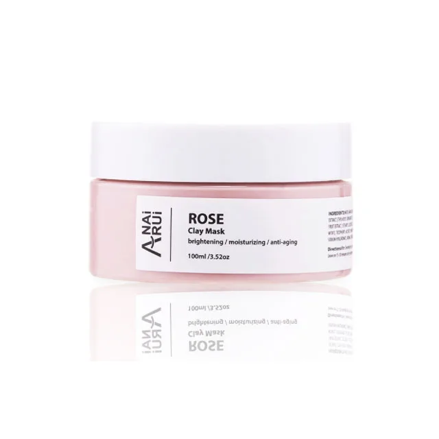 

Private Label OEM/ODM OEM hyaluronic acid pure face pink mud mask anti-aging moisturizer rose whitening clay mask, N/a