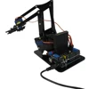 DIY Robotic arm PS2 Joystick Memory Bluetooth 4 DOF Mechanical Educational Toy Robot Arm Kit for Arduinos