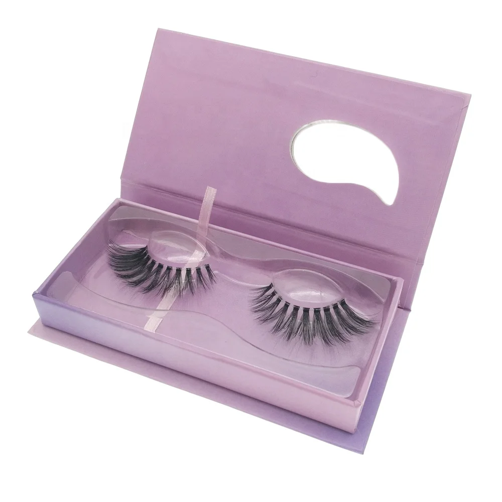 

DS 3d real mink fur Hot Selling 100% Real Mink private label 3D Mink Lashes, Black