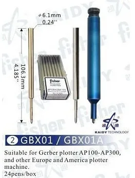 Fisher PGB42BK pressurized plotter pens