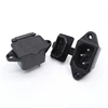 Free samples c14 small 3 pin connector with cover waterproof plug and socket with 3 pin