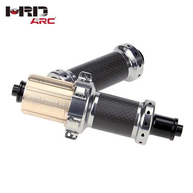 

RT-028F/RCB 4.2mm Front 14G*18H Rear 14G*21H straight DT structure carbon road bicycle hubs, Customized as your request
