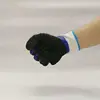 flexible 13G polyester shell grey nitrile dipped tear resistance light engineering hand working glove supplier