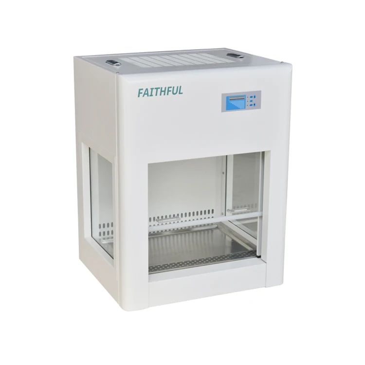 
Factory price laboratories desktop mini laminar air flow cabinet with led display 