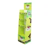 Best selling 4C printing colorful tea bag corrugated cardboard display tea bag display stand