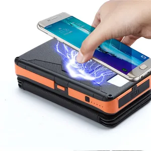 Foldable Solar Power Bank Wireless Charging