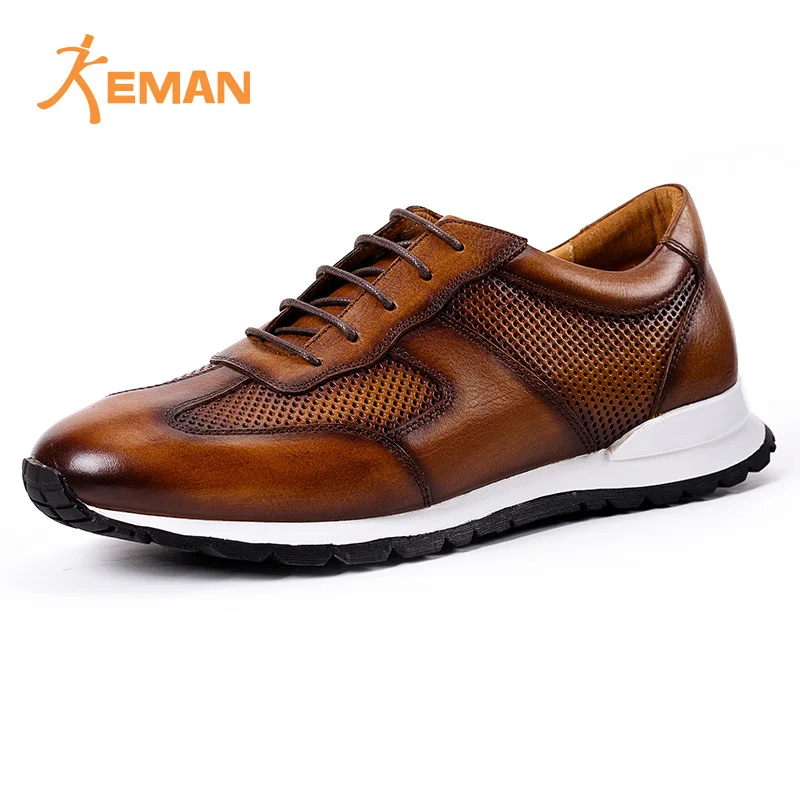 

New design genuine leather shoes men sport casual, Any color