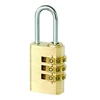 cheapest 3 digital Senior Brass letters Combination Padlock