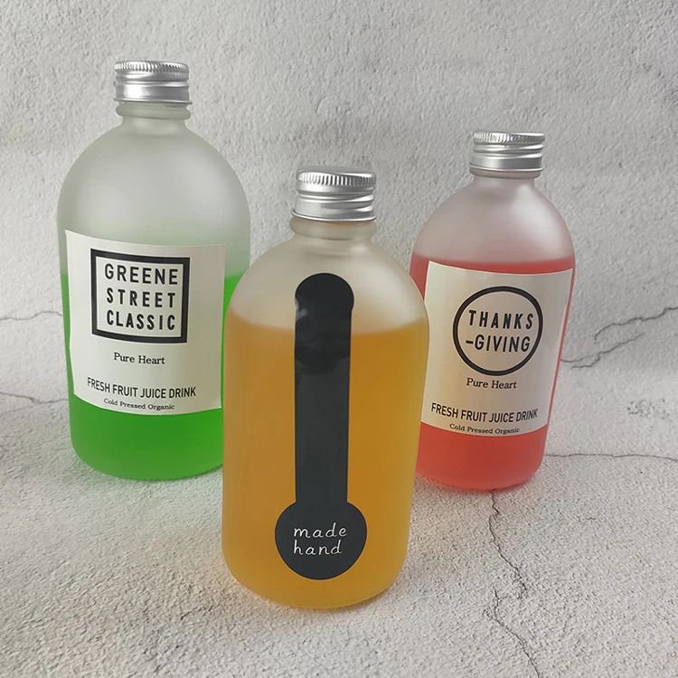 wide neck glass bottles