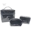 custom promotional luxury large travel waterproof washable kraft paper zipper cosmetic pouch