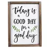 Rustic Farmhouse wall wood word sign panel decoration frame