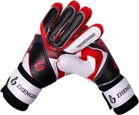 

Custom Durable Super Grip Wear Resistant Flexible 4mm Latex Fingersave Protective Soccer Goalkeeper Gloves