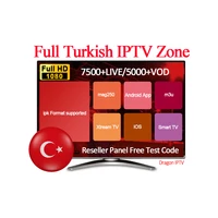 

Turkish IPTV Zone Dragon IPTV M3U Abonnement Subscription TV Box 7500+LIVE/5000+VOD Reseller Panel Free Test Code Dragon IPTV