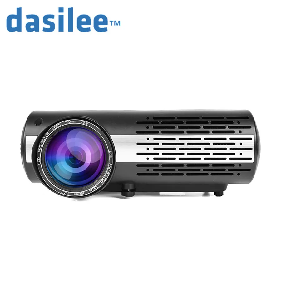 

Dasillee full HD LCD projector native 1080P 10000 lumens proyectores 4K 2K projector, Black&white