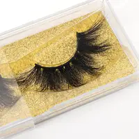 

E styles thick silk lashes wholesale cruelty free 5d mink eyelashes 25mm siberian mink eyelash strips with custom logo