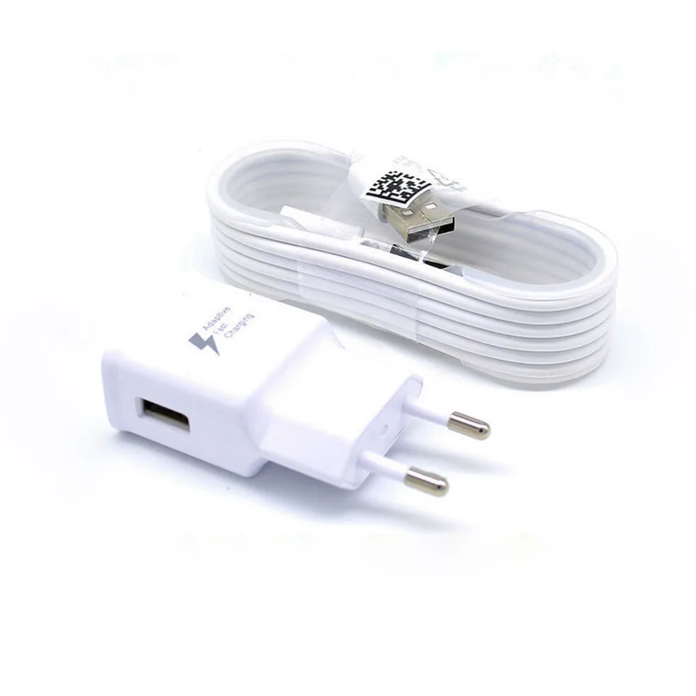 

High quality USB wall charfgers for Smasung S7 cell phone fast charger portable travel adapter, White,black