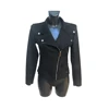 Comfortable And Breathable Short Black Jacket With Zipper