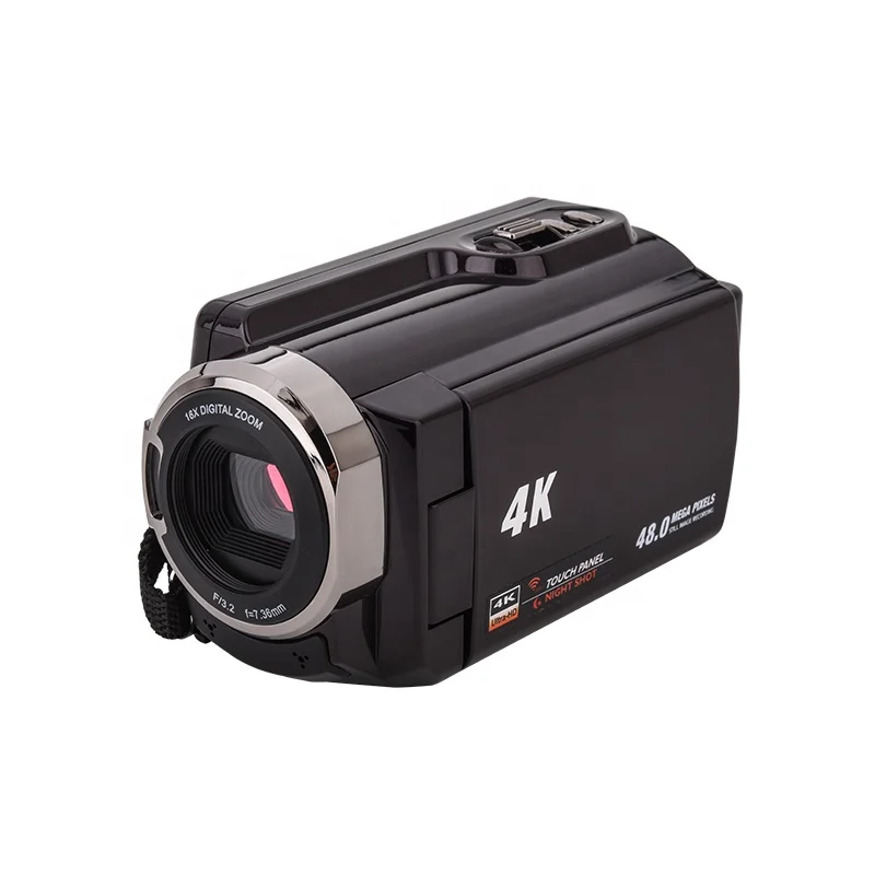 

IR Night Vision 48MP 3 inch touch screen Professional ultra hd 4k video camera wifi