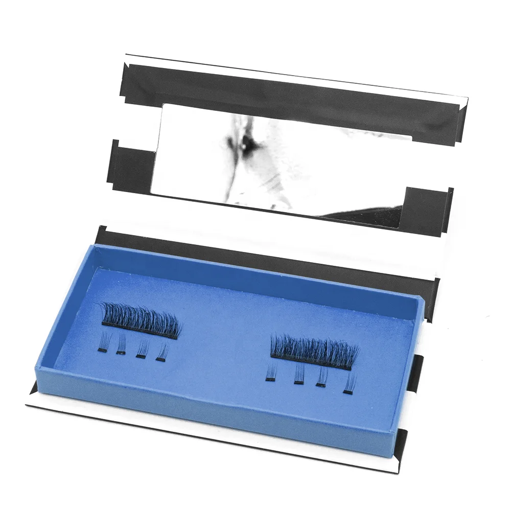 

Factory price hottest magnetic eyelashes false lashes, Black