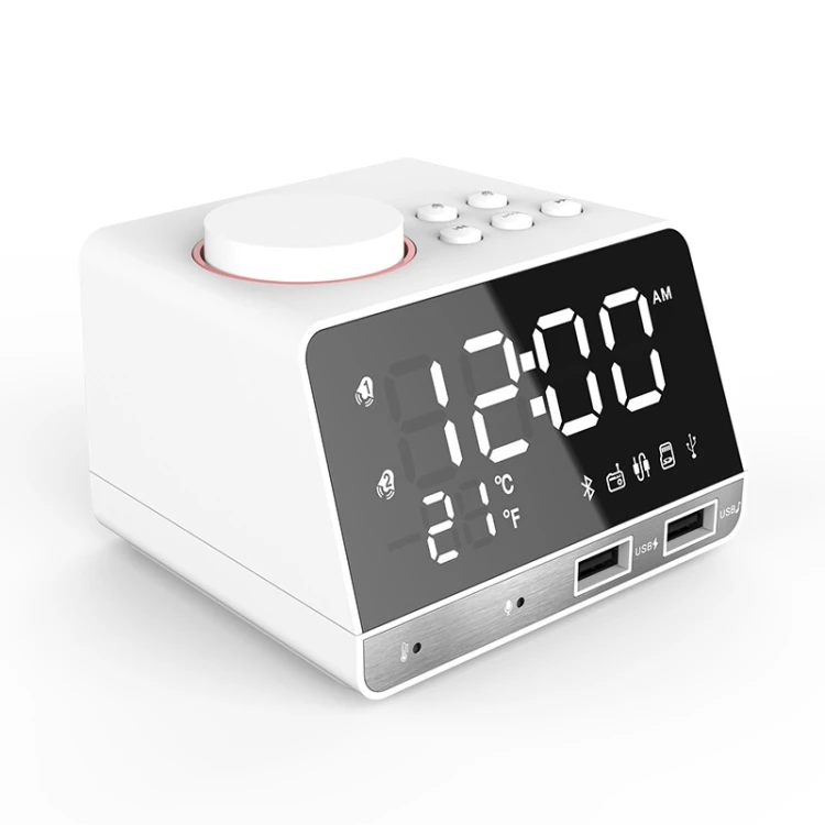 

K11 Creative LED Bluetooth 4.2 Speaker Alarm Clock Music Display Radio