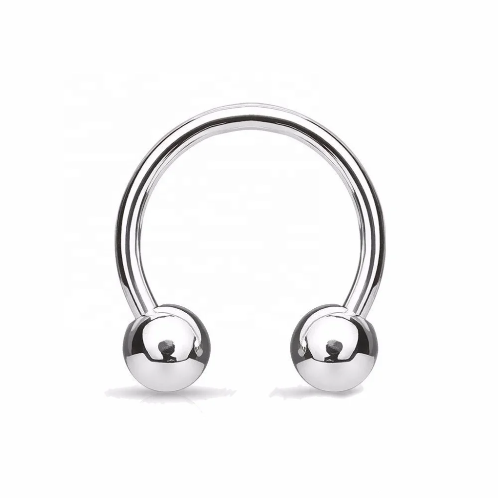 

Cheap 316l Stainless Steel Horseshoes Nose Ring Wholesale Mens Horseshoe Ring Nose Item